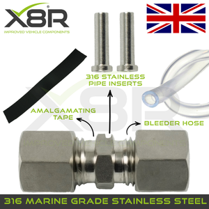 Fiat 500 Panda Ford KA Clutch Slave Master Cylinder Pipe Repair Kit Leak Fix