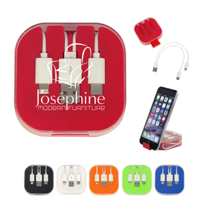 3-in-1  Charge Cable With Phone Stand  