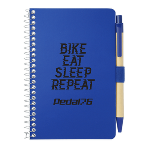 4"  x 6" FSC Mix Pocket Spiral Notebook with  Pen