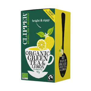 Clipper - herbata zielona Green Tea & Lemon EKO 20 saszetek