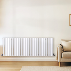 Milano Aruba - Horizontal Designer Radiator - Double Panel - 600mm x 1652mm - White