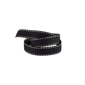 Reel of Grosgrain Ribbon with Contrasting Stitching
