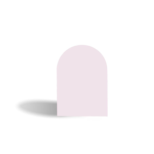 Plain White A6 Arch Note Card