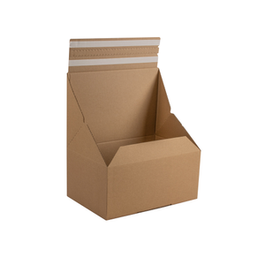 Pack of 10 E-Commerce Corrugated Kraft Boxes 205mm length