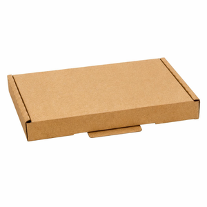 Kraft 1-Piece Thin A6 Corrugated Postal Gift Box
