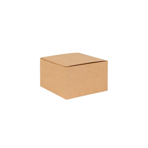 Basics Kraft Natural Flat Packed Square Gift Box 125mm width