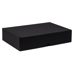 Black 1-Piece A5 Corrugated Postal Box