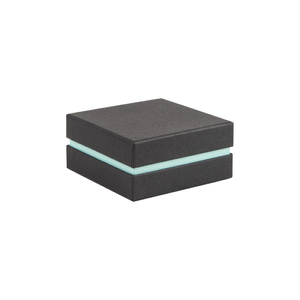 Black & Turquoise Deep Bangle Shoulder Box