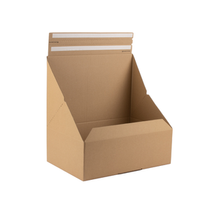 Pack of 10 E-Commerce Corrugated Kraft Boxes 450mm length