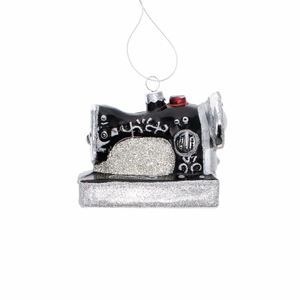 Retro Sewing Machine Bauble