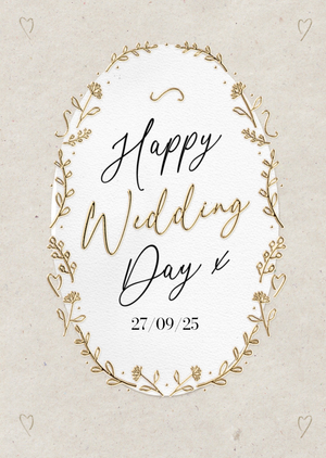 Happy Wedding Day Card
