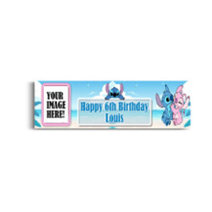 Personalised Lilo & Stitch Banner with Photo