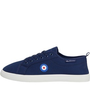 Ben Sherman Mens Southside Central Canvas Pumps Navy