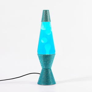 Glam Blue & White Lava Lamp