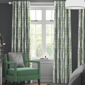 Santa Maria, Botany Green - Made to Measure Curtain