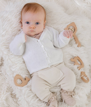 Baby Cardigan in Emu Treasure 4 Ply (2037)