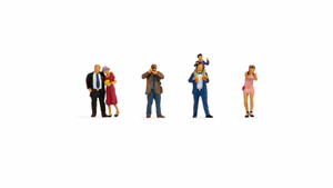 Noch 15864  Wedding Guests (6) Figure Set HO
