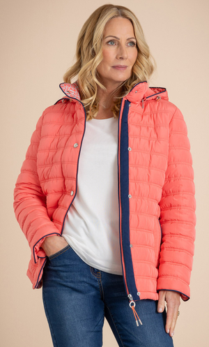 Anna Rose Quilted Jacket - Sunset