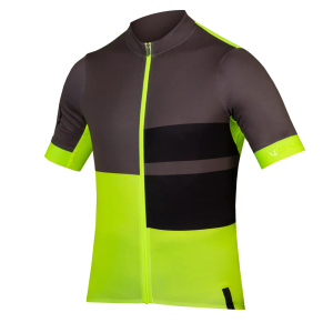 FS260 Print S S Jersey Hi-Viz Yellow X-Large