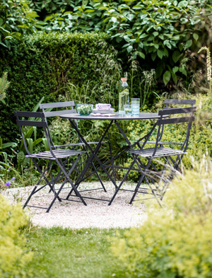 Rive Droite Bistro Set - Steel, Carbon, Large