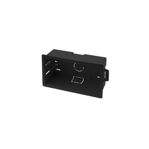 Click WA088PBK 2 Gang 35mm Deep Dry Lining Box - Black