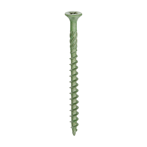 TIMco 60TDECK 4.5 X 60  Decking Screws - PZ - Double Countersunk - Exterior - Green (Box 200)