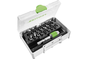 Bitssats för skruvmejsel Festool SYS3 XXS CE-MX BHS 60; 15 st. + bitshållare