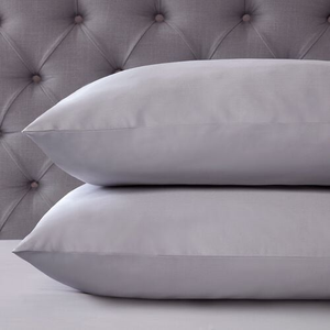 HOUSEWIFE P/CASE PAIR 350 Threadcount Cotton Silver