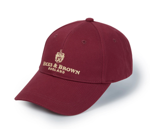 The Cotton Baseball Cap in Maroon