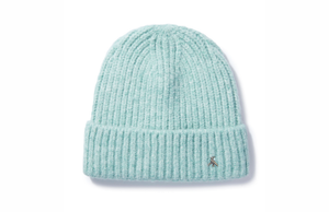 The Norton Rib Beanie in Mint Green