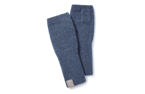 The Kersey Wrist Warmers in Airforce Blue