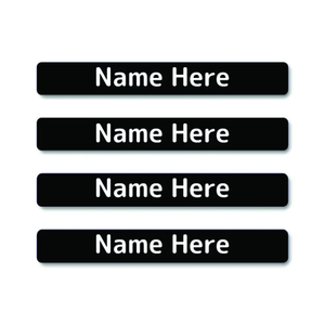 Single Colour Mini Name Labels