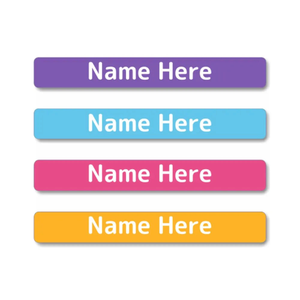 Magenta Mini Name Labels