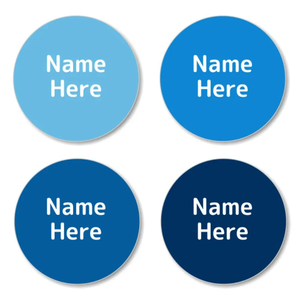 Blues Shoe Dot Labels