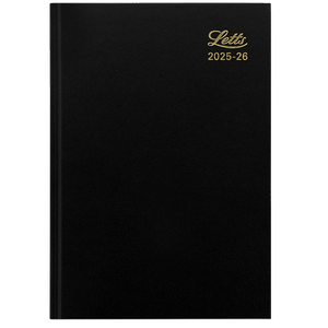 Letts Academic Diary 2026 - 2027 A5 Week to view Black A3XBK