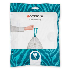 Brabantia - Bin Liner Code W 5L Pack 40pce