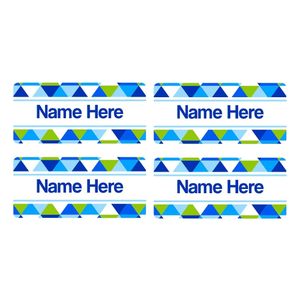 Geometric Rectangle Name Labels