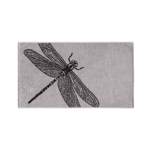 Dragonfly Bath Mat, Mono