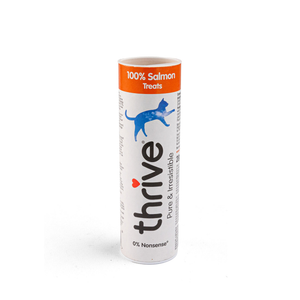 100% Salmon Fillet Cat Treats 121g Tube