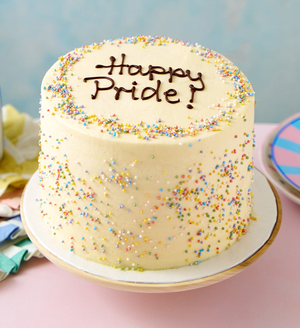Rainbow Vanilla Cake