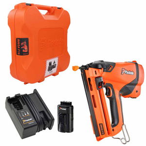 Paslode 916275 IM65A 7.4V Cordless 2nd Fix Angled Brad Nailer with 1 x 2.1Ah Battery