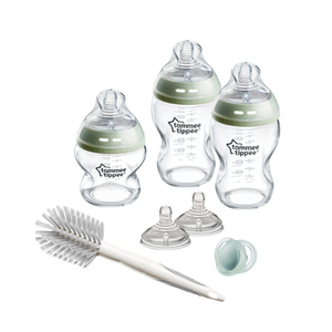 Coffret de naissance avec biberons en verre Natural Start