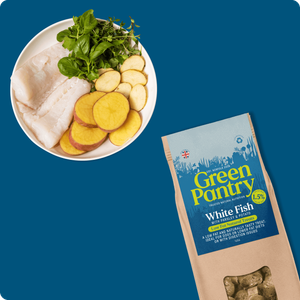 White Fish with Parsley &amp; Potato, Air-Dried Treat. - 125g