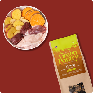 Duck &amp; Venison with Sweet Potato, Air-Dried Treat. - 125g