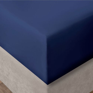 DOUBLE FITTED SHEET 500 Threadcount Cotton Navy