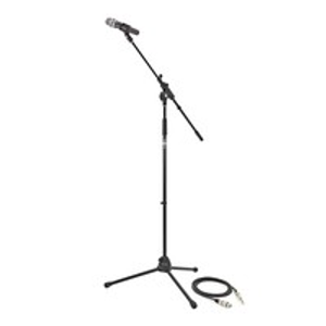 Vocal Microphone with Boom Stand and Cable