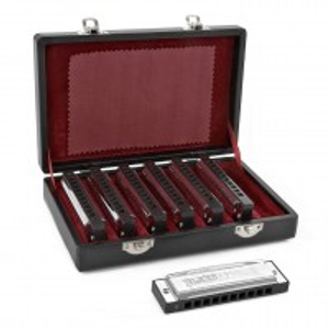 Blues Harmonica Set by Gear4music