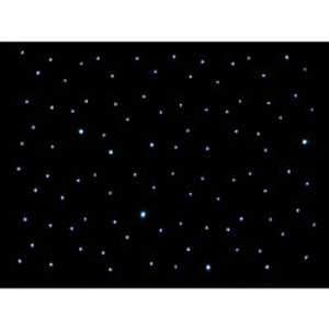 LEDJ 3 x 2m LED Starcloth System, Black Cloth, CW