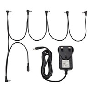 6 Way Daisy Chain Cable and 9V Power Supply by Gear4music