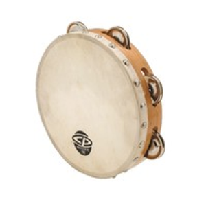 CP Wood 10" Calfskin Tambourine